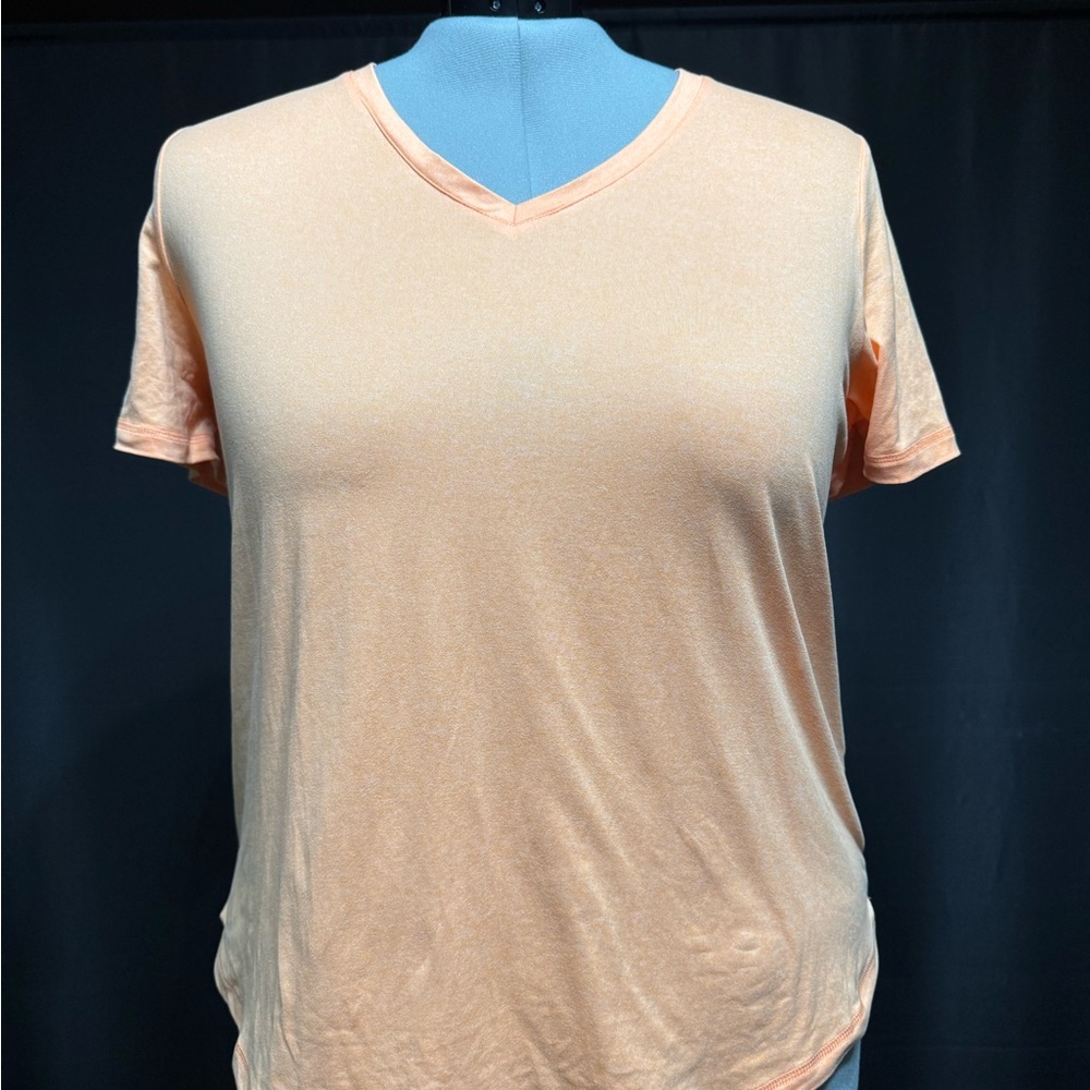 Ideology Rapidry Orange V-Neck Tee
